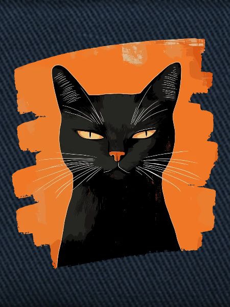 Schwarze Katze