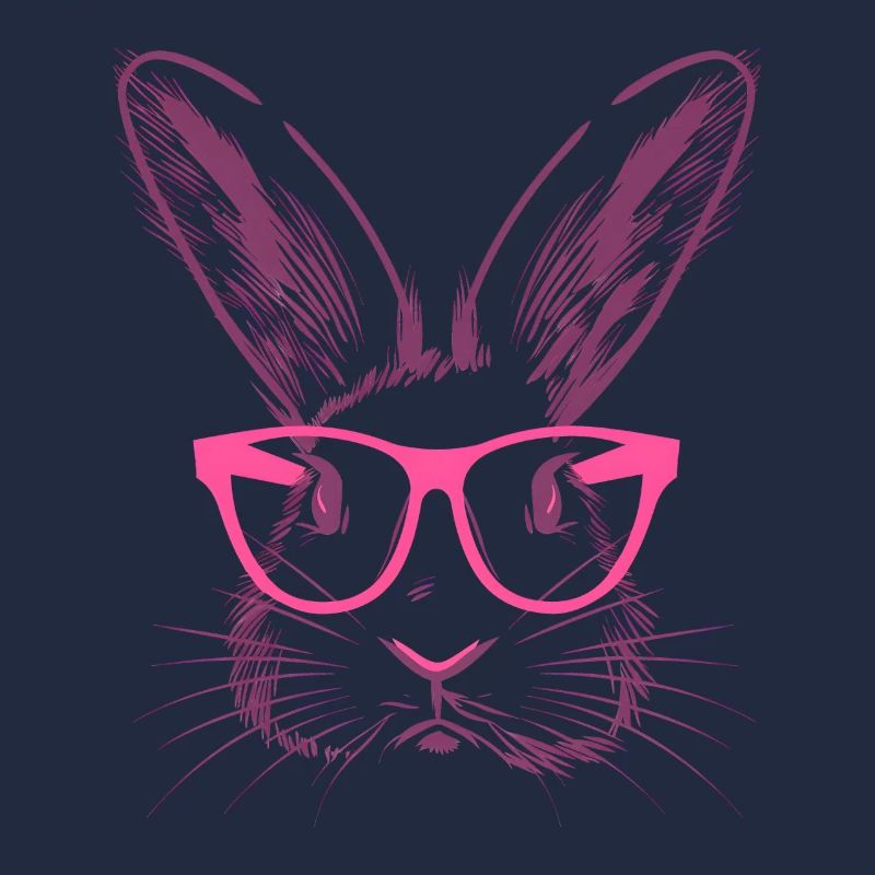 Rabbit Bunny Ears Glasses Bunny Bunny Gift