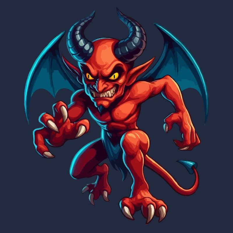 Satan rennt