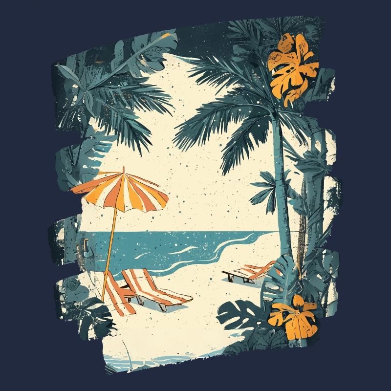 Sommer Palme Strand