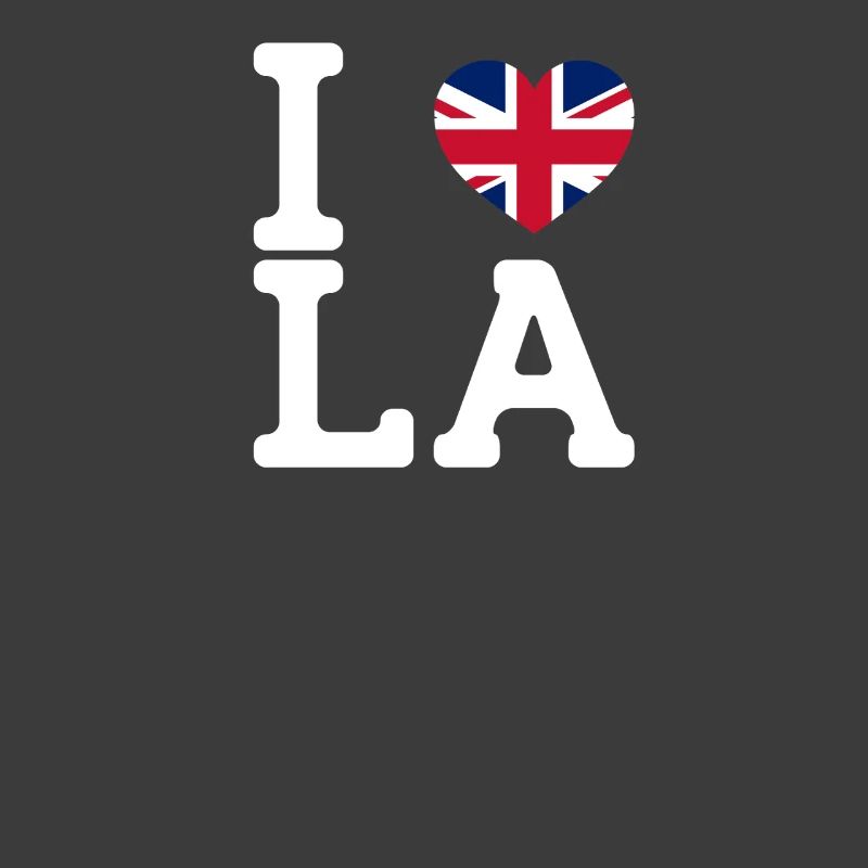J’aime LA Cool Wrong Flag Royaume-Uni Lover Pun