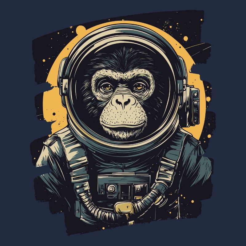 Affe Astronaut