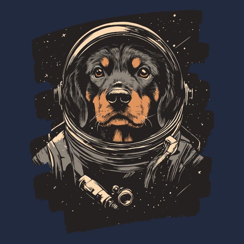 Rottweiler Astronaut