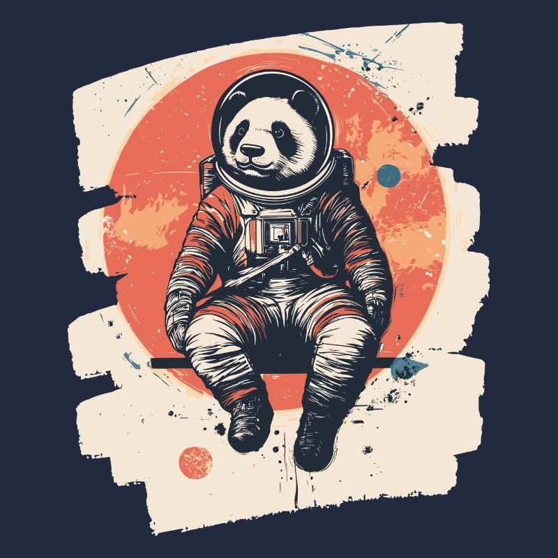 Panda Astronaute