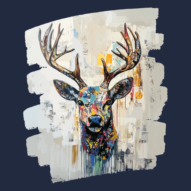Deer with antlers