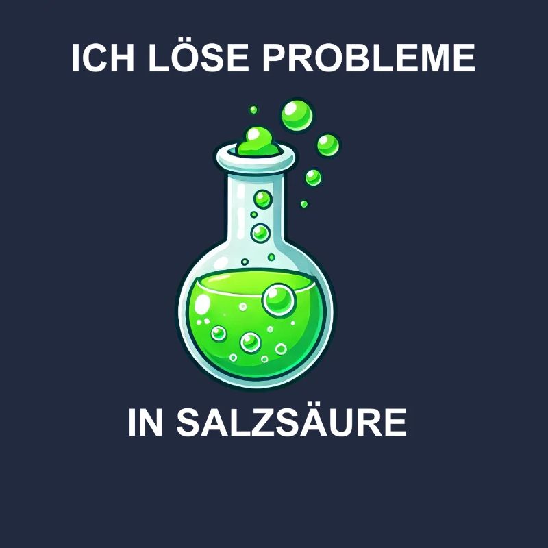 Chemistry Erlenmeyer flask funny saying hydrochloric acid