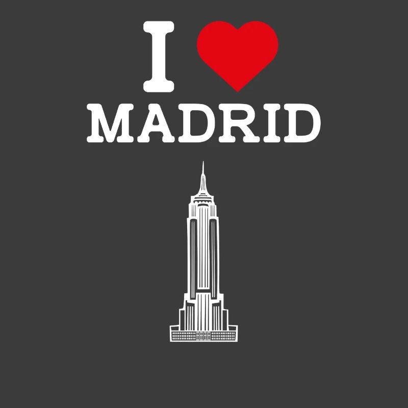 J’aime Madrid Espagne Lover Empire Cool State Drapeau