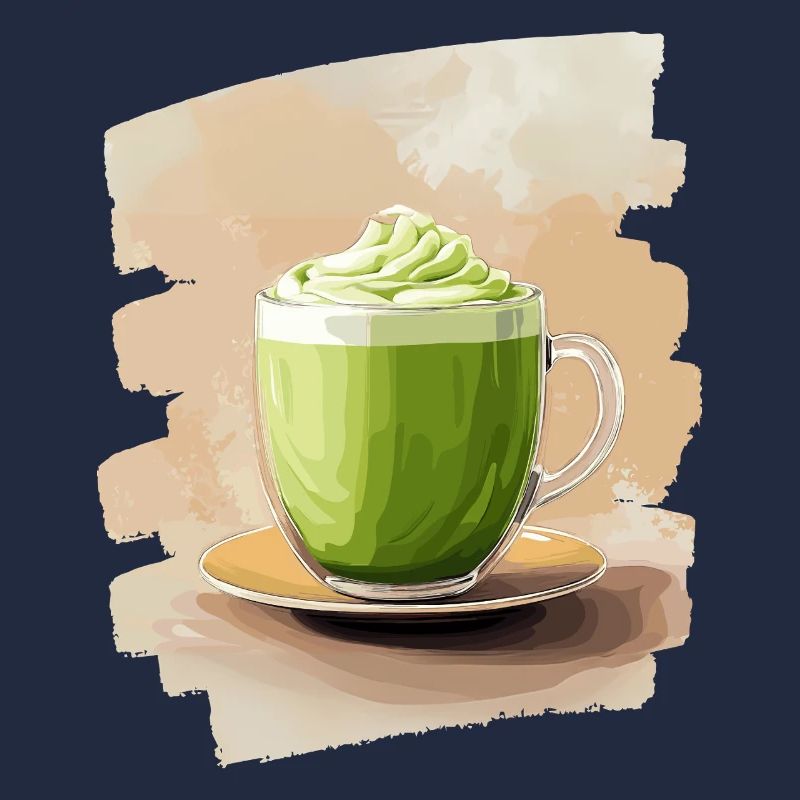 Matcha Latte Liebhaber Grüntee
