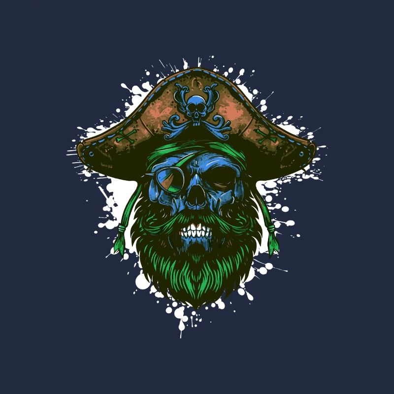 Capitaine Crâne de pirate