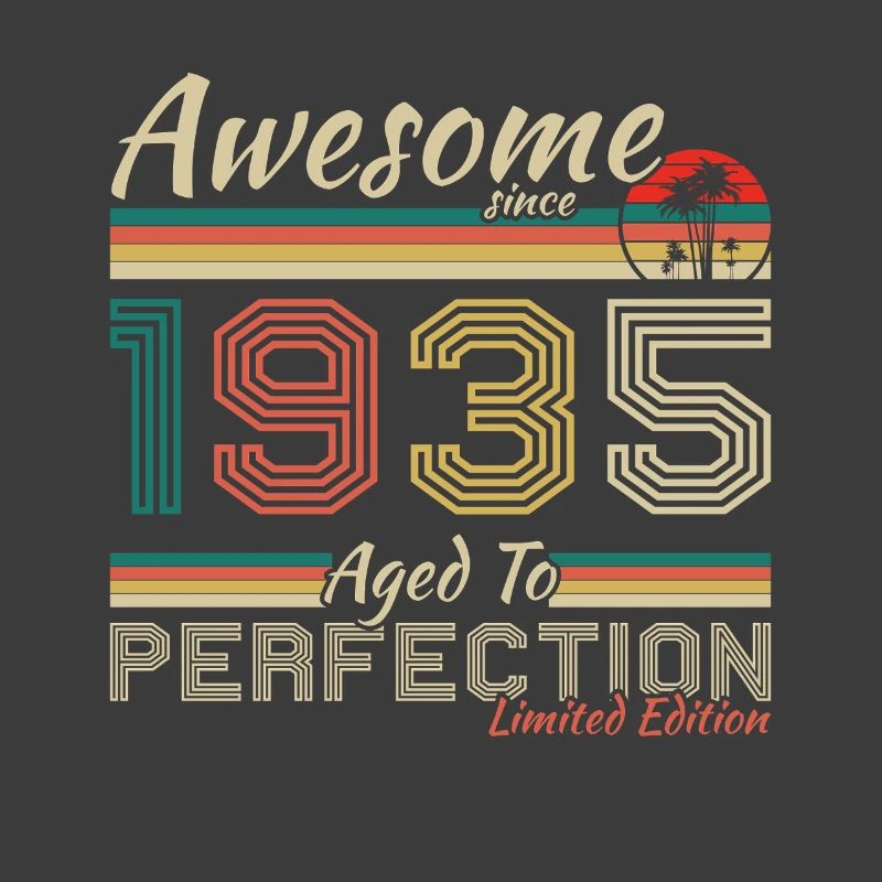 1935 Vintage Retro Birthday Gift