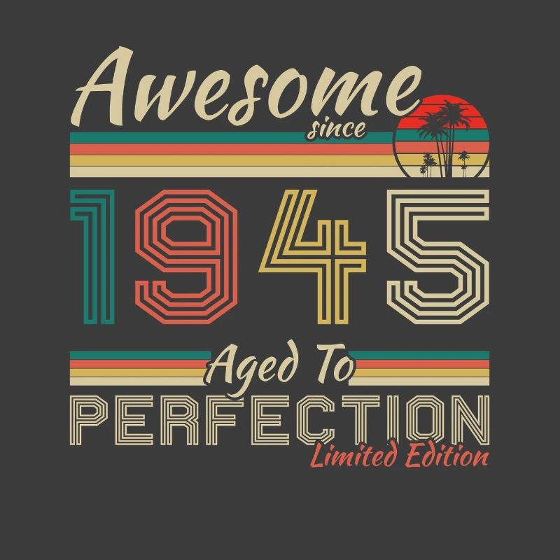 1945 Vintage Retro Geburtstagsgeschenk