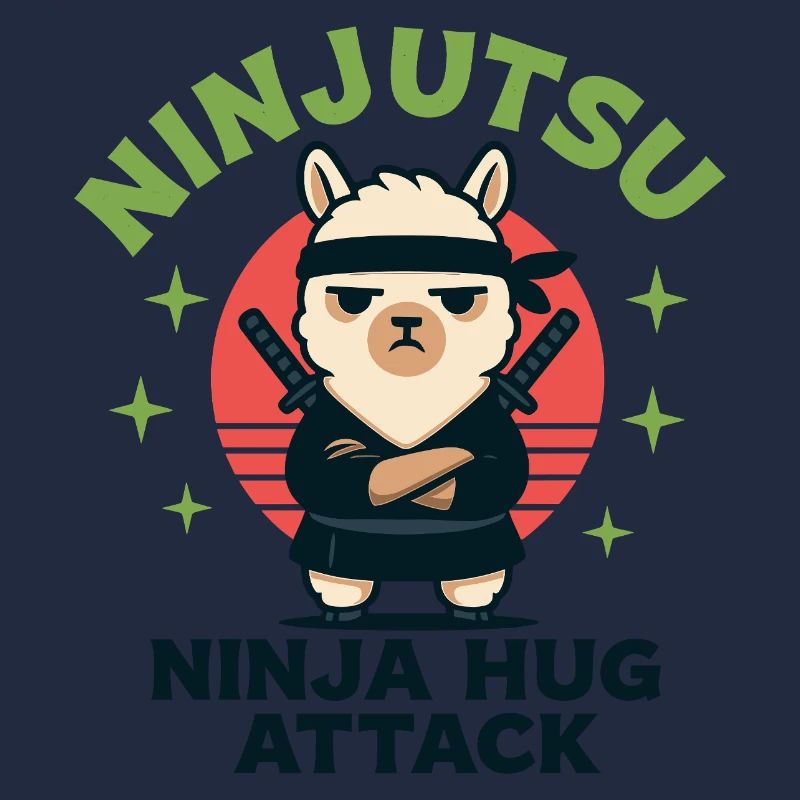 Ninja Llama Cuddle Attack