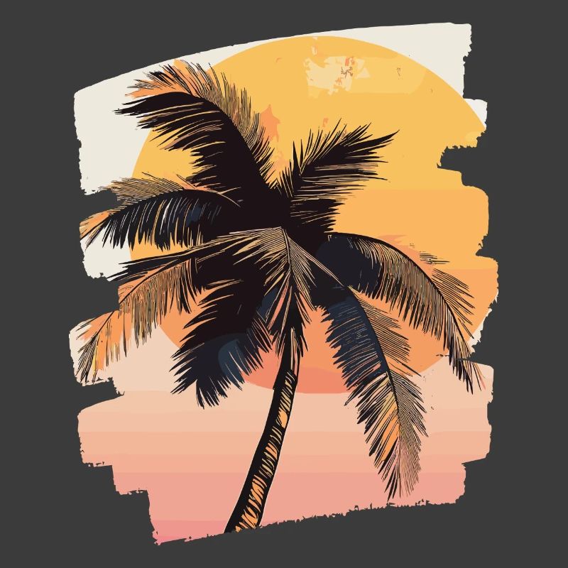 Palm Tree Sunset Somme