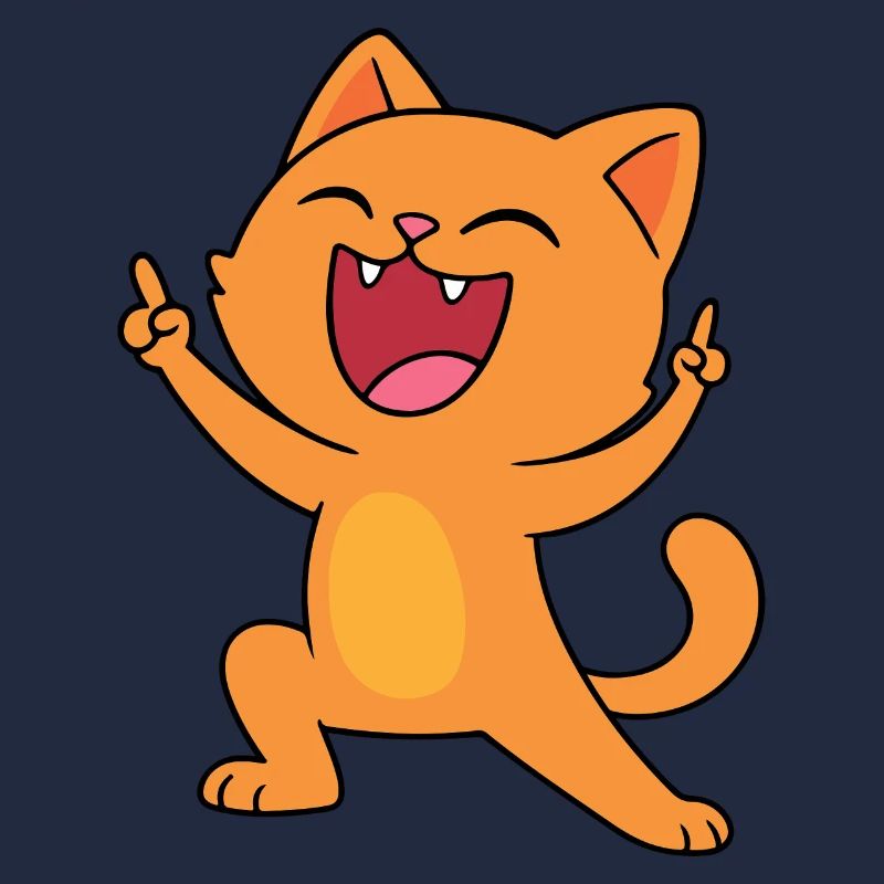 Gute-Laune-Katze