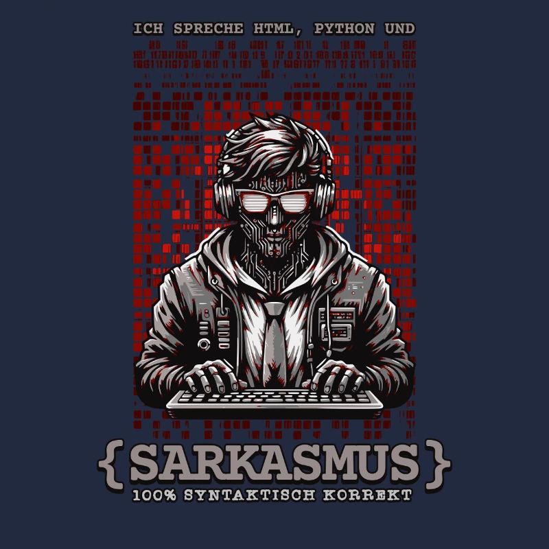Ich spreche HTML Python und Sarkasmus