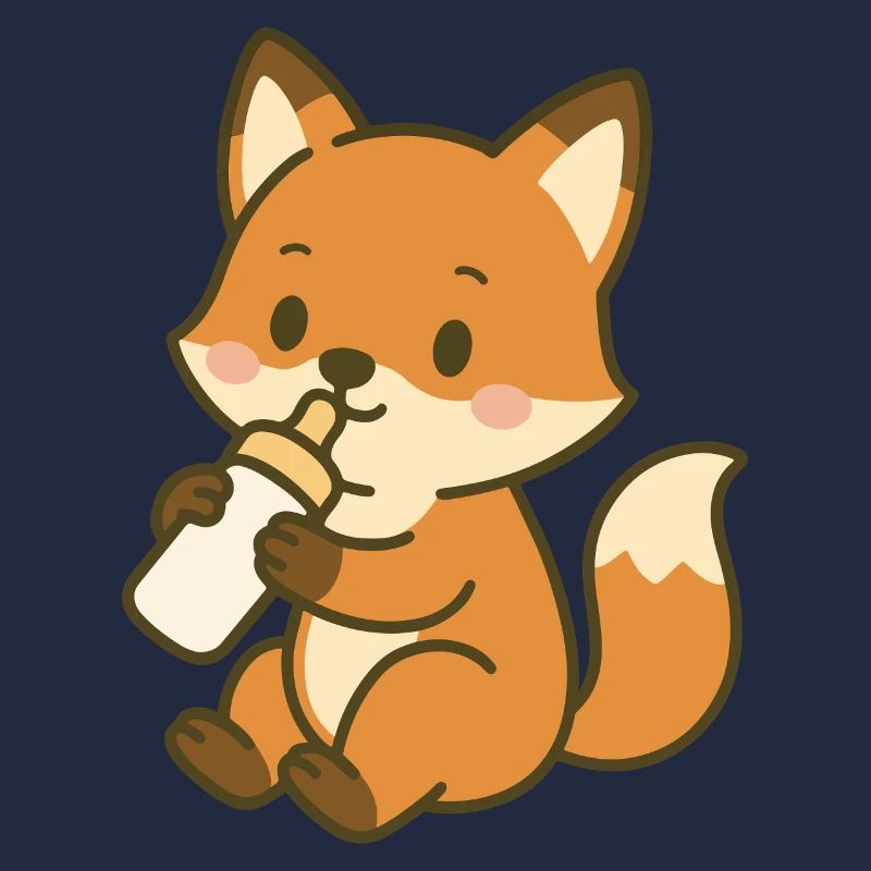 Durstiger Babyfuchs