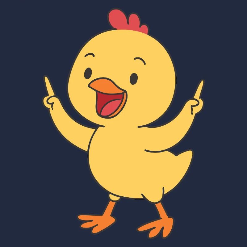 Poussins chanceux