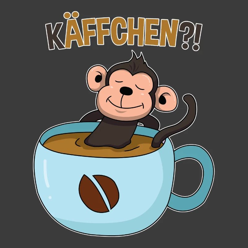 Pause-café avec le singe