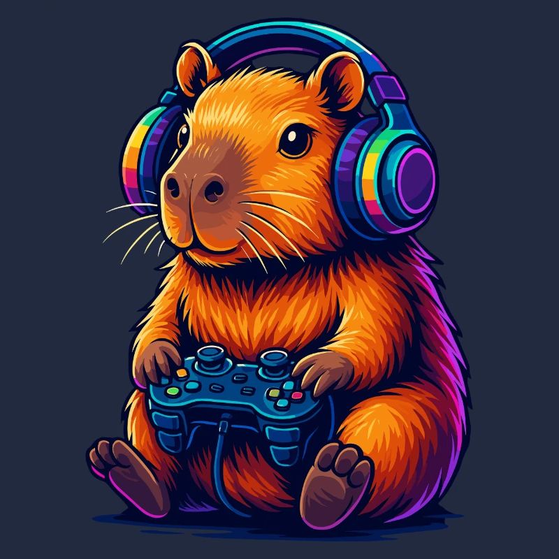Gaming Capybara Vibes