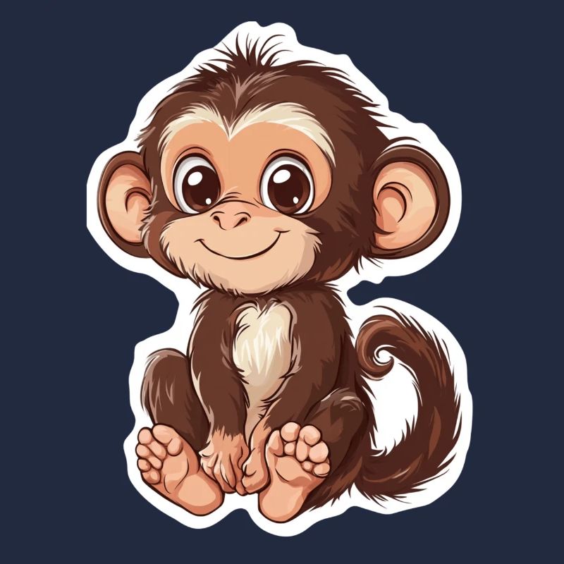 Singe Mignon Singe Cadeau pour les fans de Singe