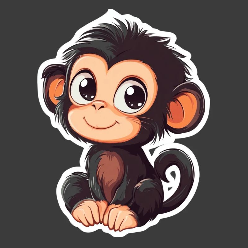 Cute Monkey Cute Monkey Gift for Monkey Fans