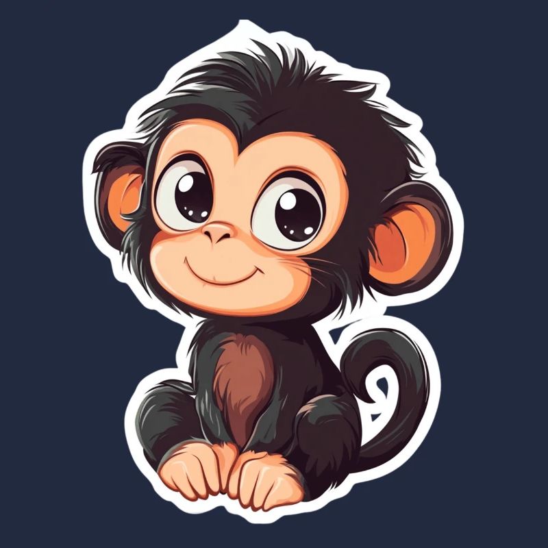 Singe mignon Singe mignon Cadeau pour les fans de singe