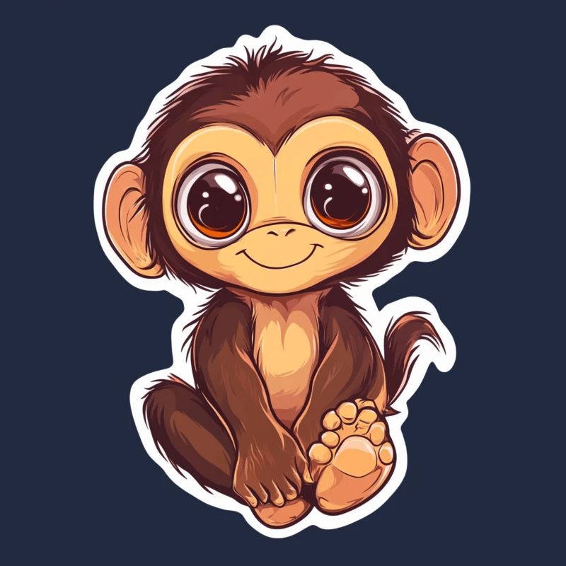 Singe Mignon Singe Cadeau pour les fans de Singe