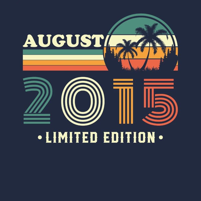 August 2015 Vintage Retro Geburtstagsgeschenk
