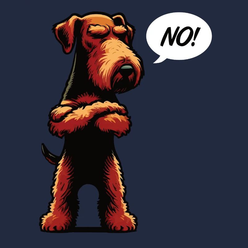 Pas d’Airedale Terrier Airedales Airedalebesitzer