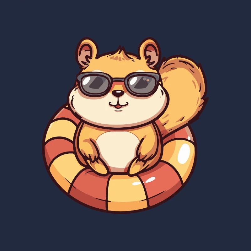 Eichhörnchen Comic Cool