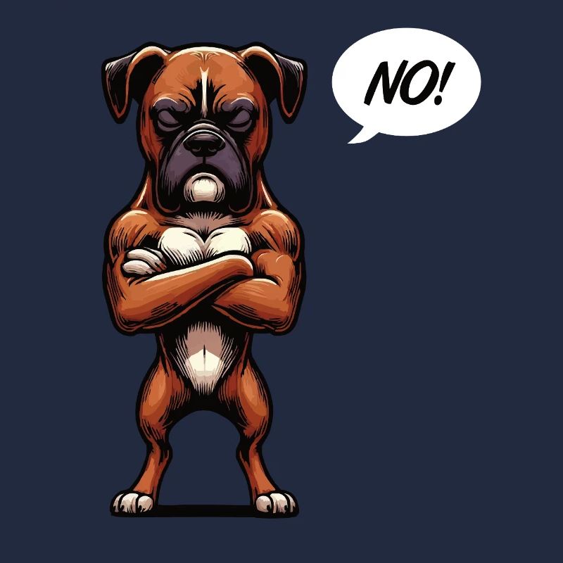 Pas de Boxer Boxer Porte-Boxer Chien Boxer Propriétaire