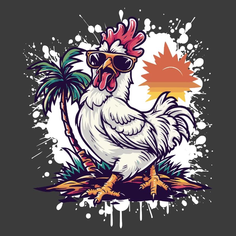 Rooster Island Palm Tree