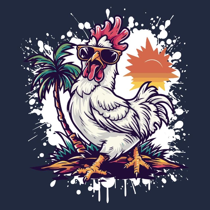 Rooster Island Palm Tree
