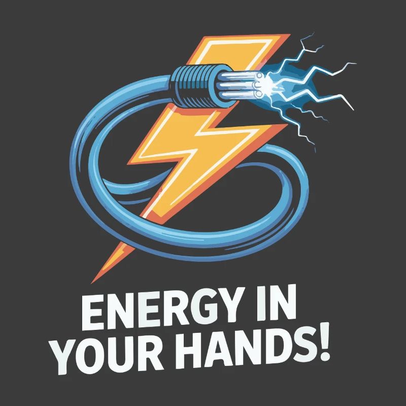 Elektrischer Strom Blitz Design