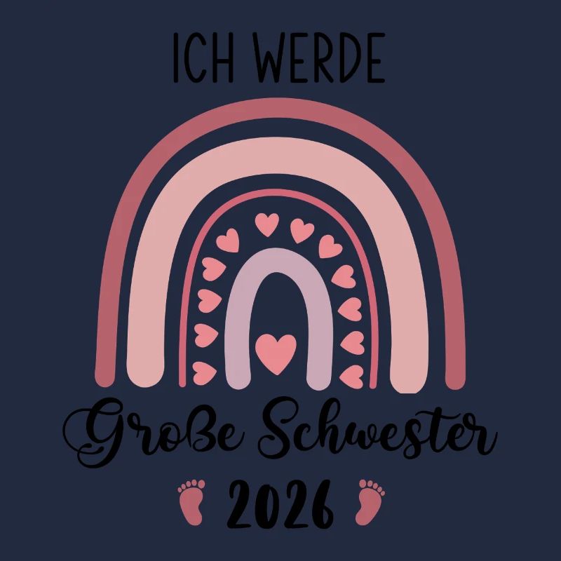 Ich Werde Große Schwester 2026 Regenbogen