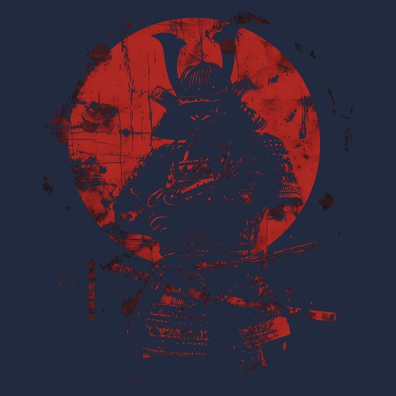 Szenerie eines Samurai Kriegers
