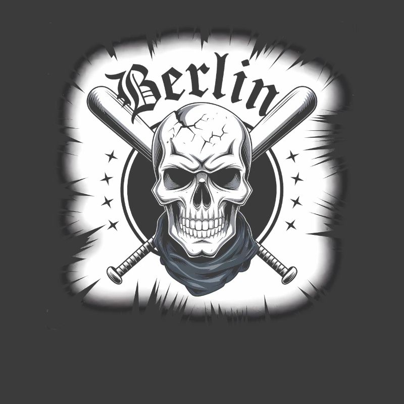 Conception d’épées croisées crâne de Berlin