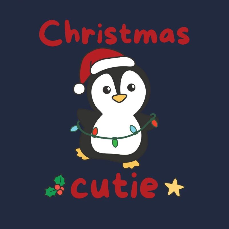 Pingouin de Noël Pingouins Mignon de Noël