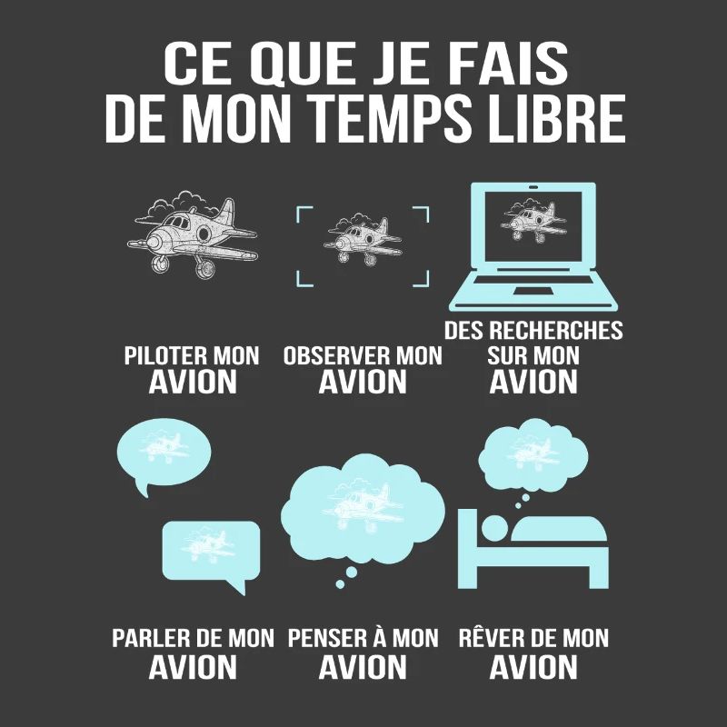 Ce que je fais de mon temps libre Passion Avion 