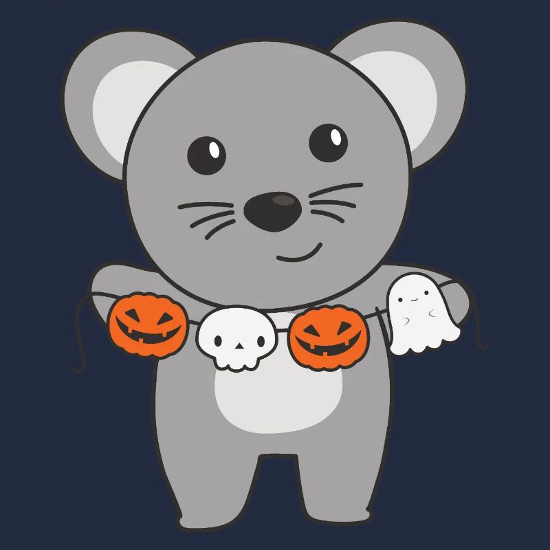 Mouse Happy Halloween Pumpkin Ghost Costume