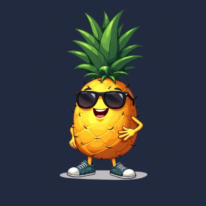 Sunglasses Pineapple Fun Motif