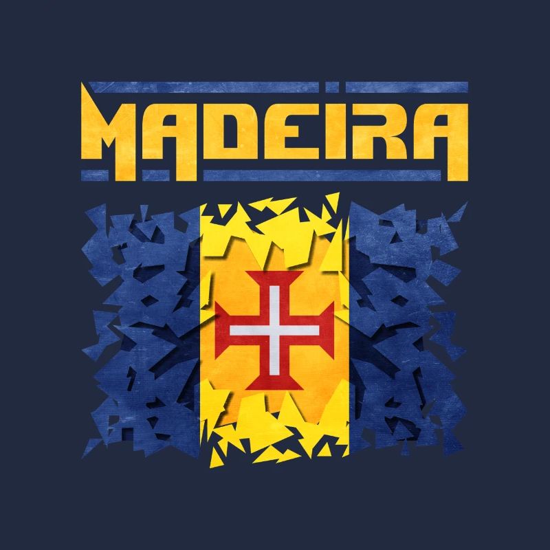 Madeira Flag Abstract Design