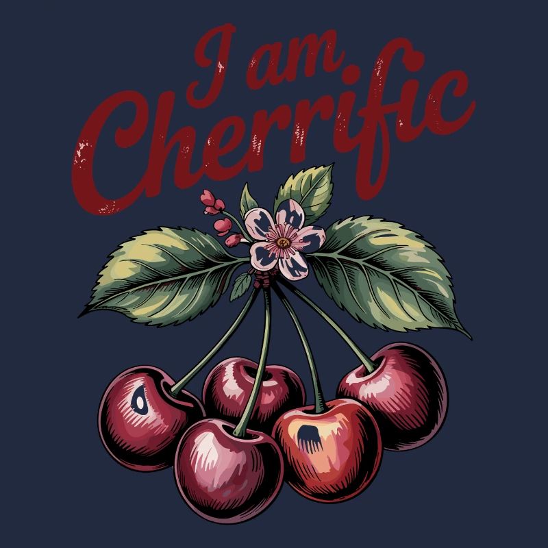 I Am Cherrific – Boho Cherry Wordplay Vintage