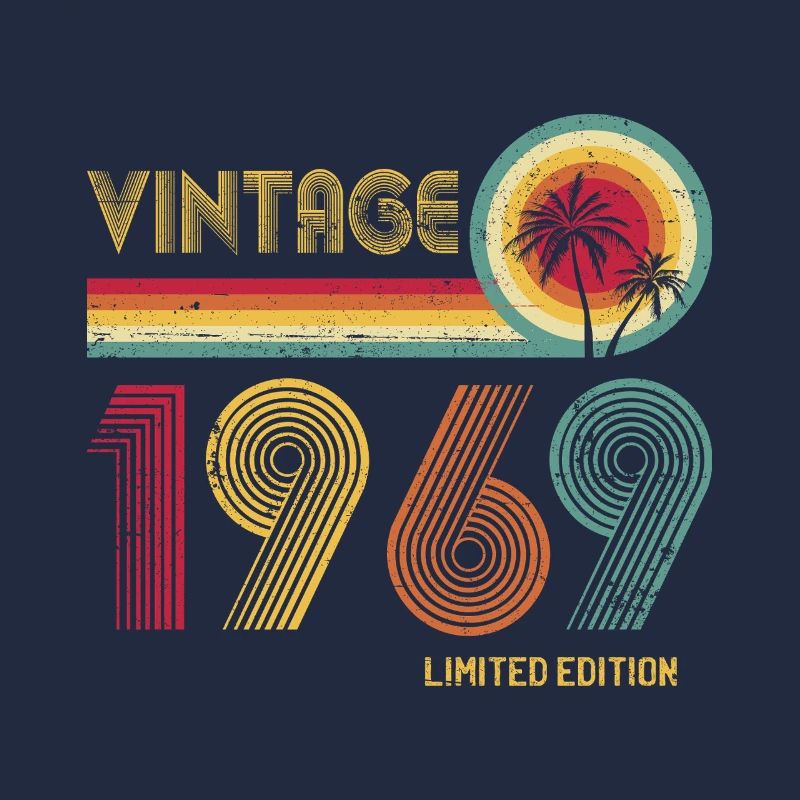 Vintage 1970s Retro Wave Design
