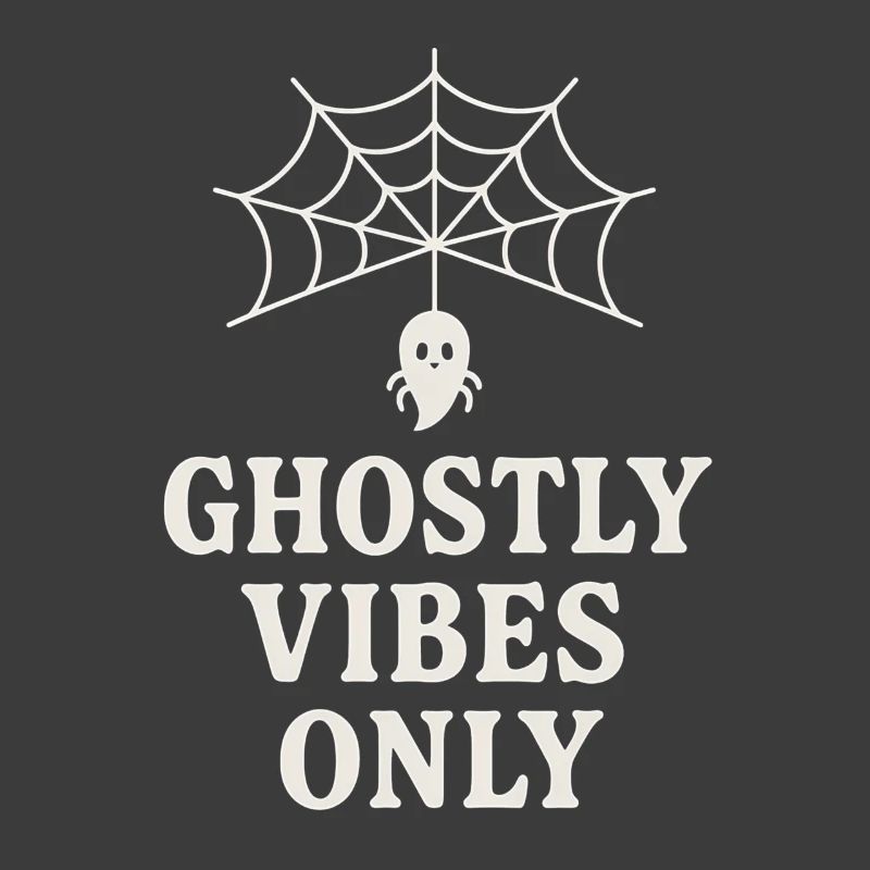 Geistlicher Spinnenweb-Print mit Geist