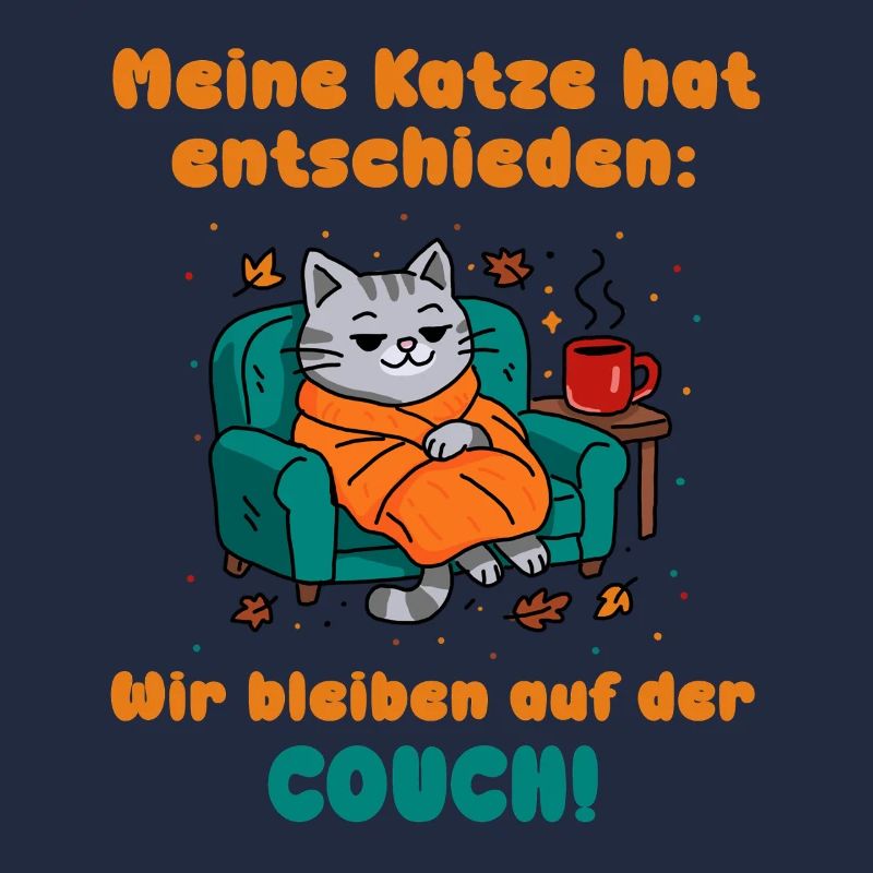 Katzencouch Gemütlicher Spruch