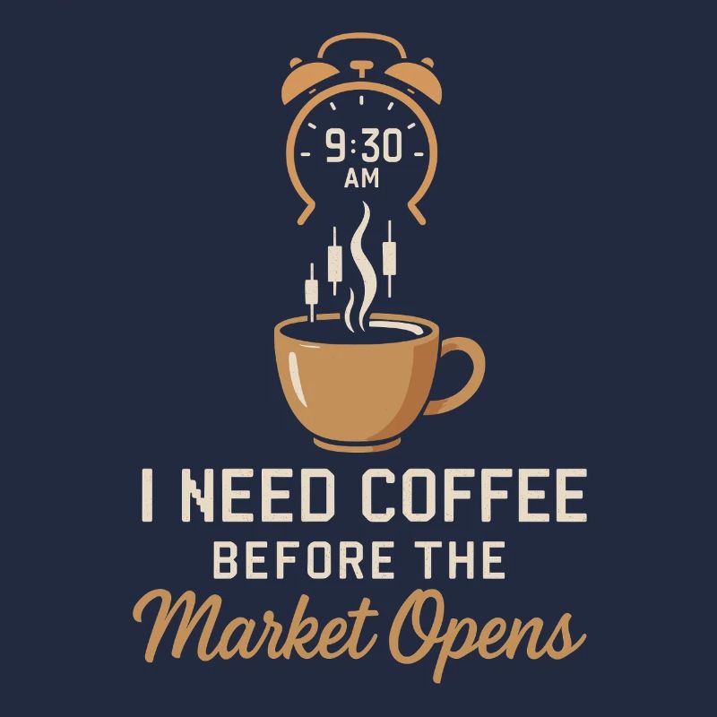 Ich brauche Kaffee, bevor der Markt öffnet