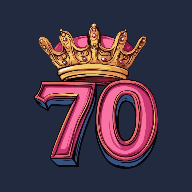 70 Zahl Krone