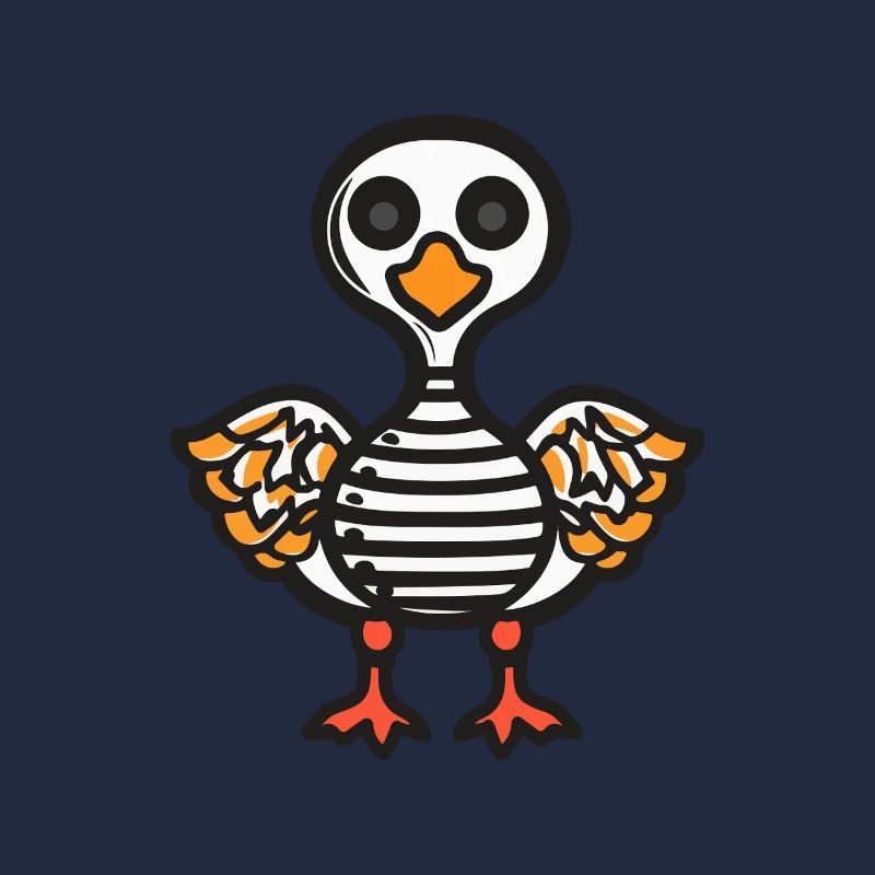 Gans Halloween Comic Lustig