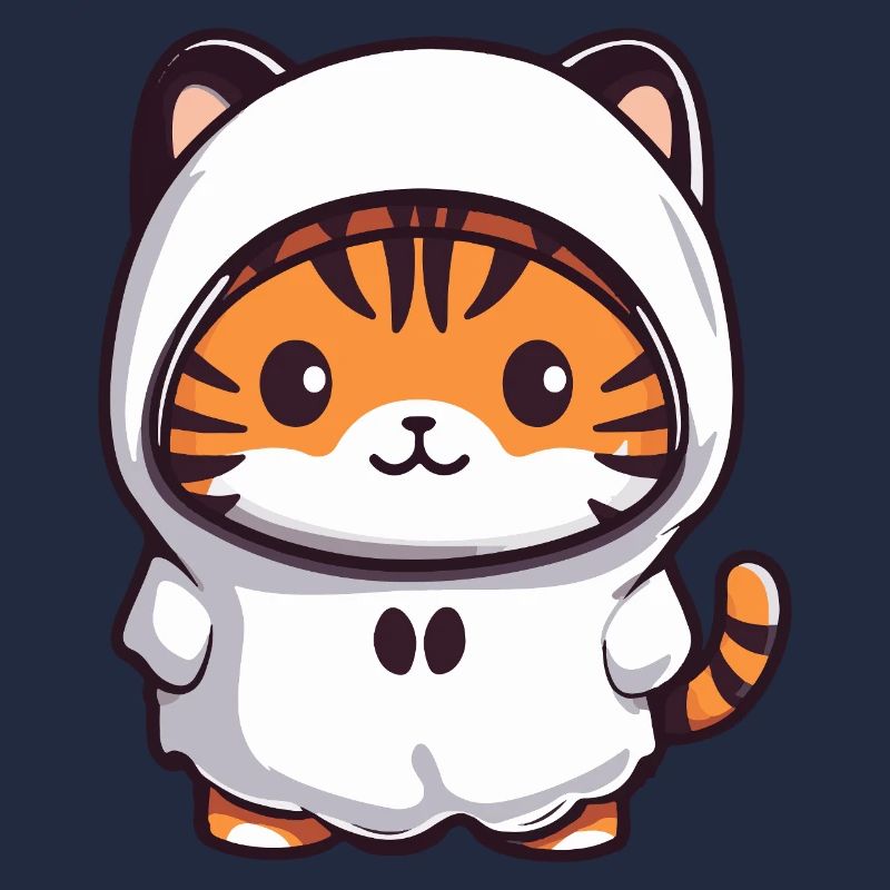 Tiger Halloween Ghost